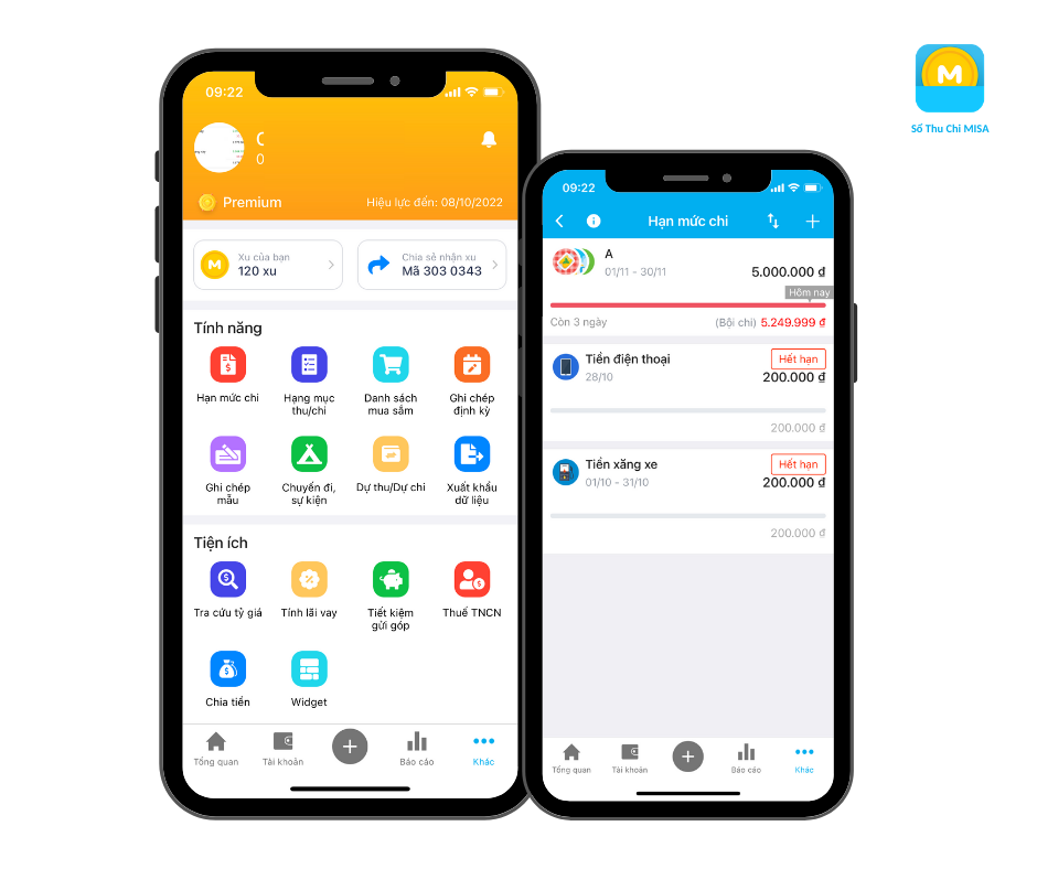 chi-tieu-ca-nhan-1 - Sổ Thu Chi MISA - Ứng dụng quản lý chi tiêu